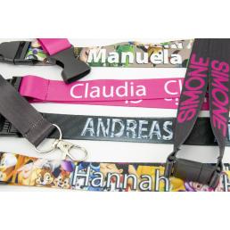 Lanyard con nombre