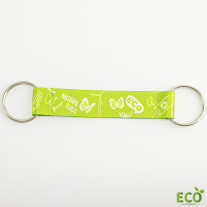 Llavero de tela sostenible "double"