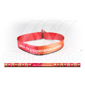 Pulsera "Amor, Fe y Esperanza, Juntos"