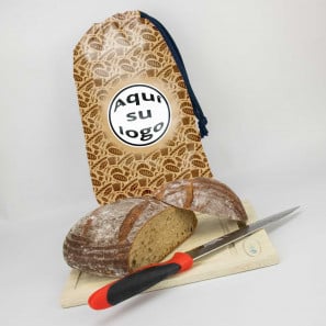 Bolsa de tela para el pan