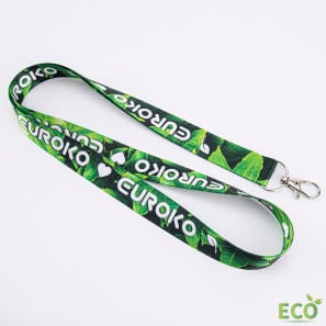 Cinta lanyard eco personalizada