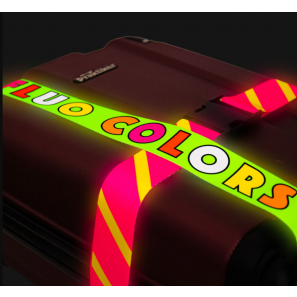 Cinta para maletas fluorescente