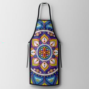 Delantal de cocina Mandala
