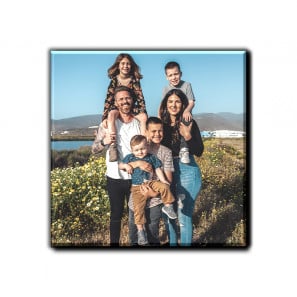 Imán de metal, cuadrado 5.5cm