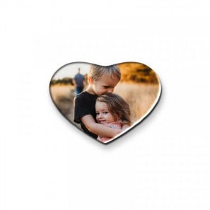 Imanes con foto, corazón 5.5cm x 4cm