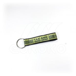 Llavero de tela doble capa "single"