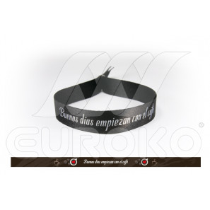 Pulsera "Buenos Días Comienzan Con el Café"