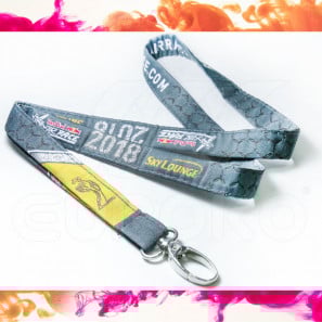 Lanyard bordado premium