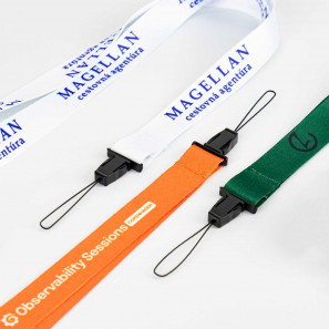 Lanyard con cuelgamóvil cosido