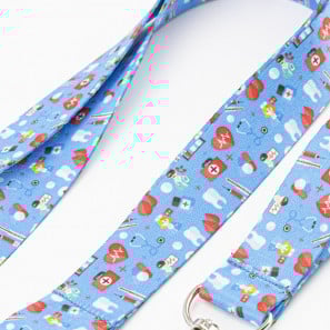 Lanyard enfermera azul