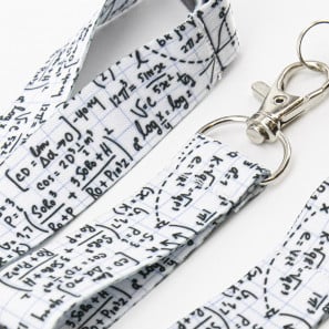 Lanyard profesora, matemáticas