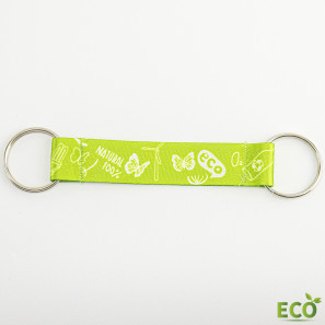 Llavero tela reciclado double