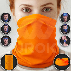 Braga tubular Naranja neón