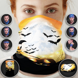 Braga de cuello Motivo Halloween