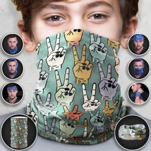 Pañuelo tubular para niños Paz