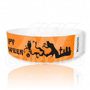 Pulseras tyvek para Halloween
