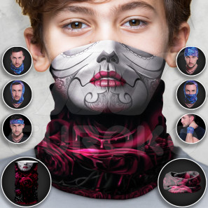 Pañuelo multifuncional para niños Halloween