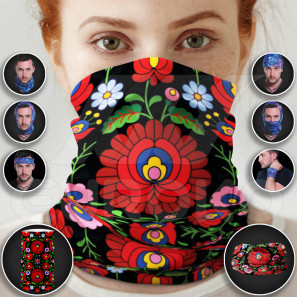 Bufanda multifuncional Flores