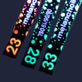 Pulseras bordadas fluorescente 15mm 