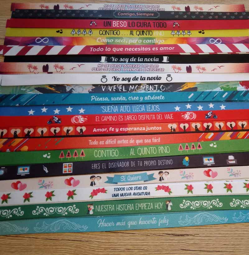 Pulseras con mensaje positivo euroko