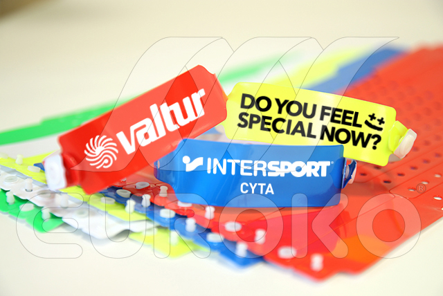 Pulseras-plástico Euroko pulseras de plástico