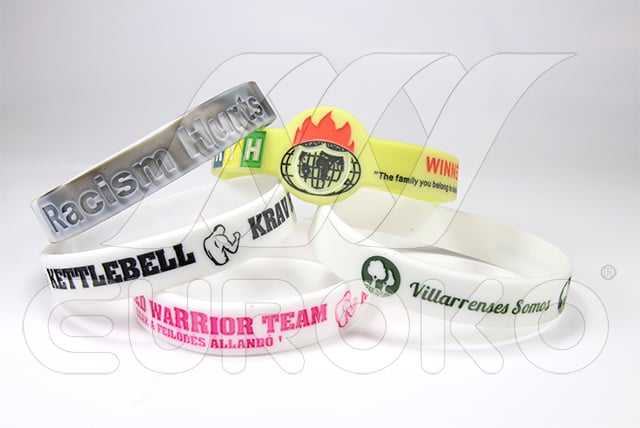 Pulseras de silicona personalizadas