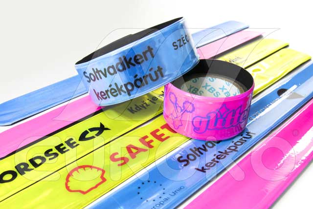 Pulseras reflectantes personalizadas Pulseras reflectantes personalizadas