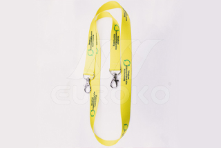 Lanyard con doble mosquetón