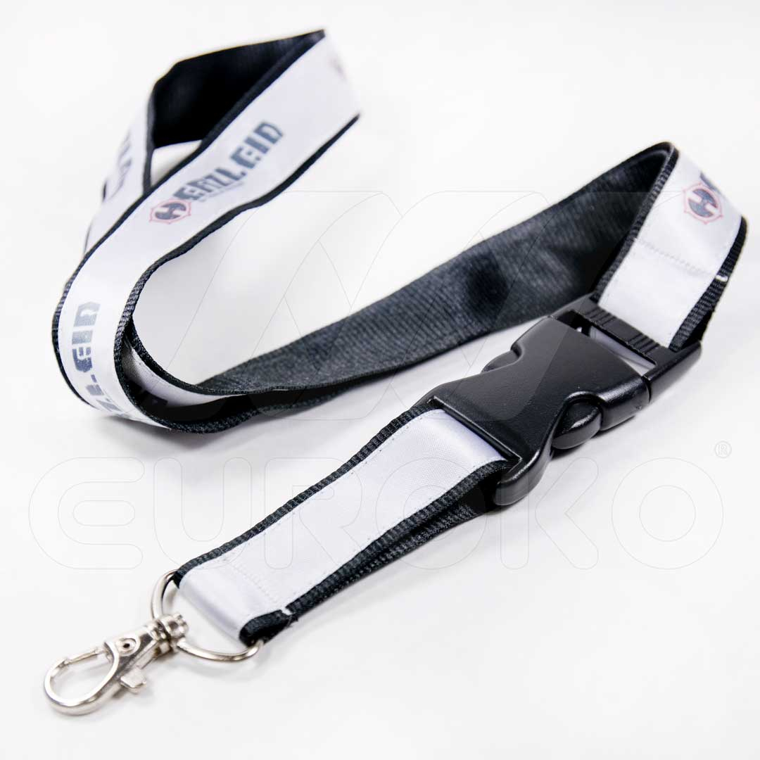 Lanyard premium con hebilla plástica