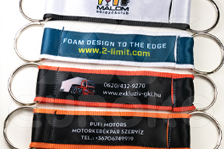 Llavero personalizado premium double