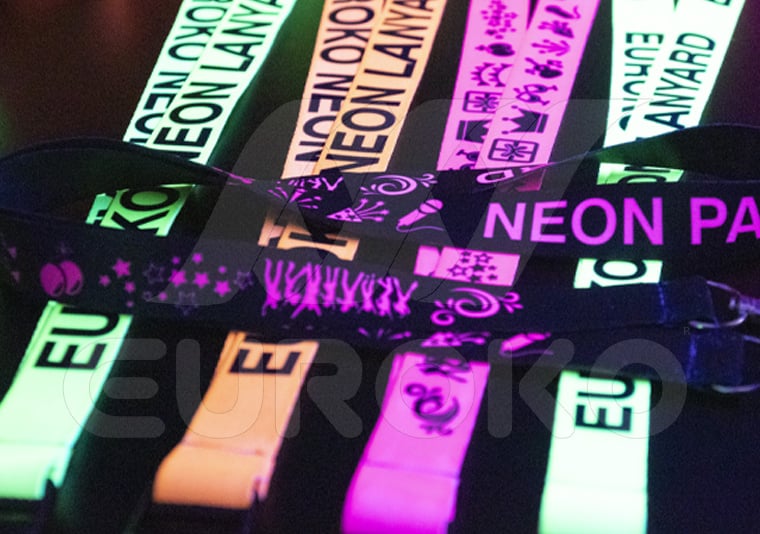 Neon lanyards