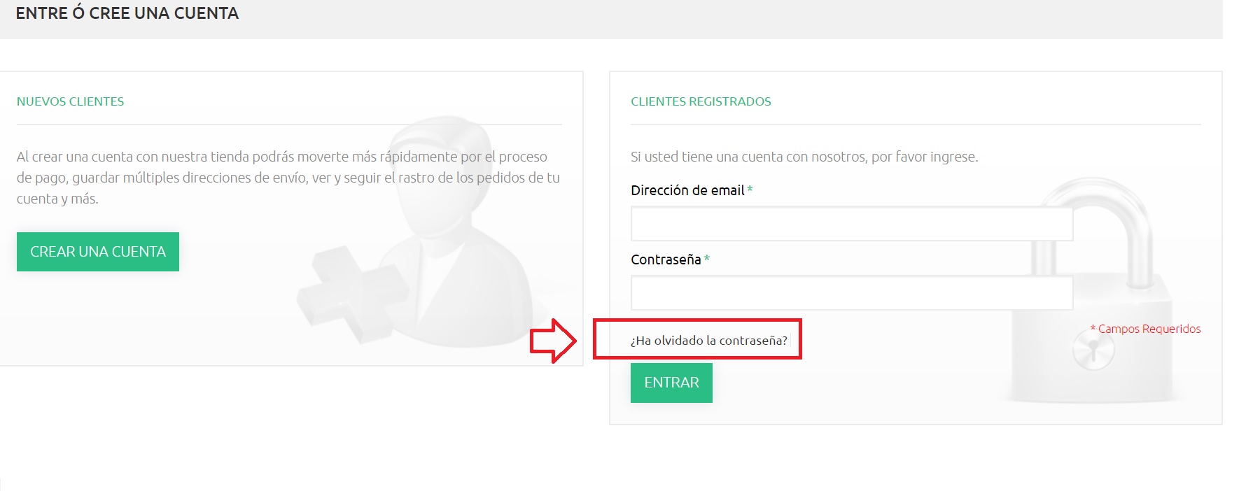 Recuperar contraseña