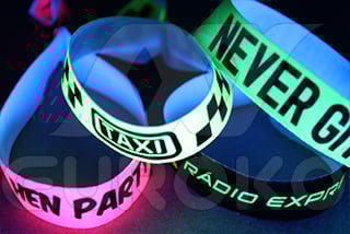 Pulsera de tela fluorescente 20mm