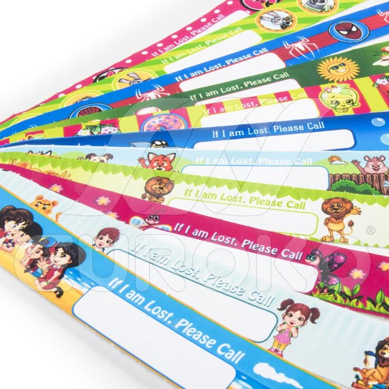 Pulseras identificativas niños