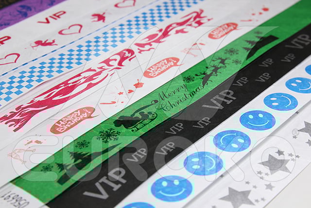 Pulseras tyvek prediseñadas 19mm